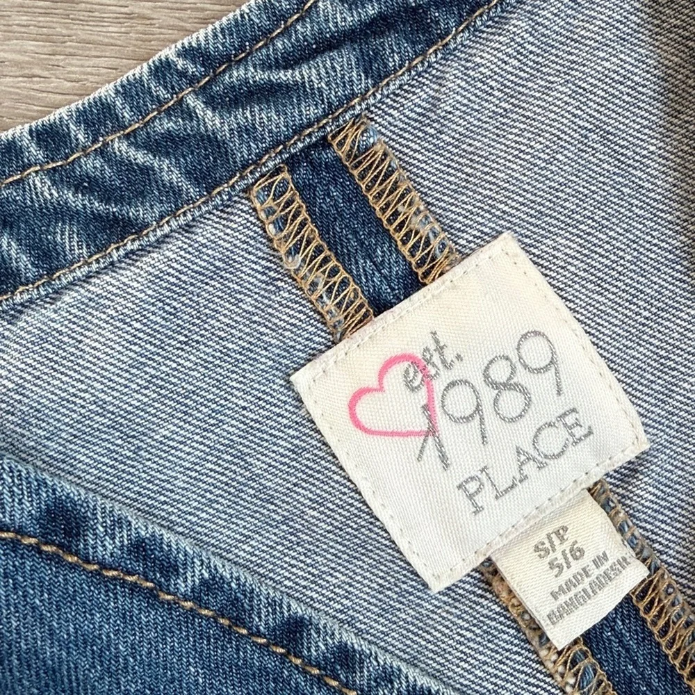 The Children's Place girls denim vest